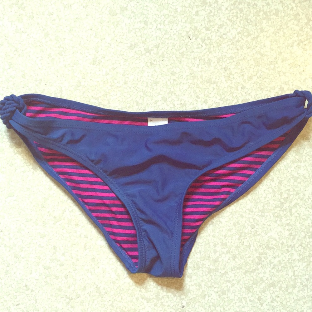 Blue bikini bottoms